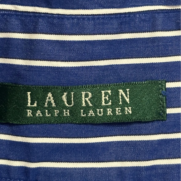 LAUREN RALPH LAUREN Blue stripes size XL - Picture 6 of 10
